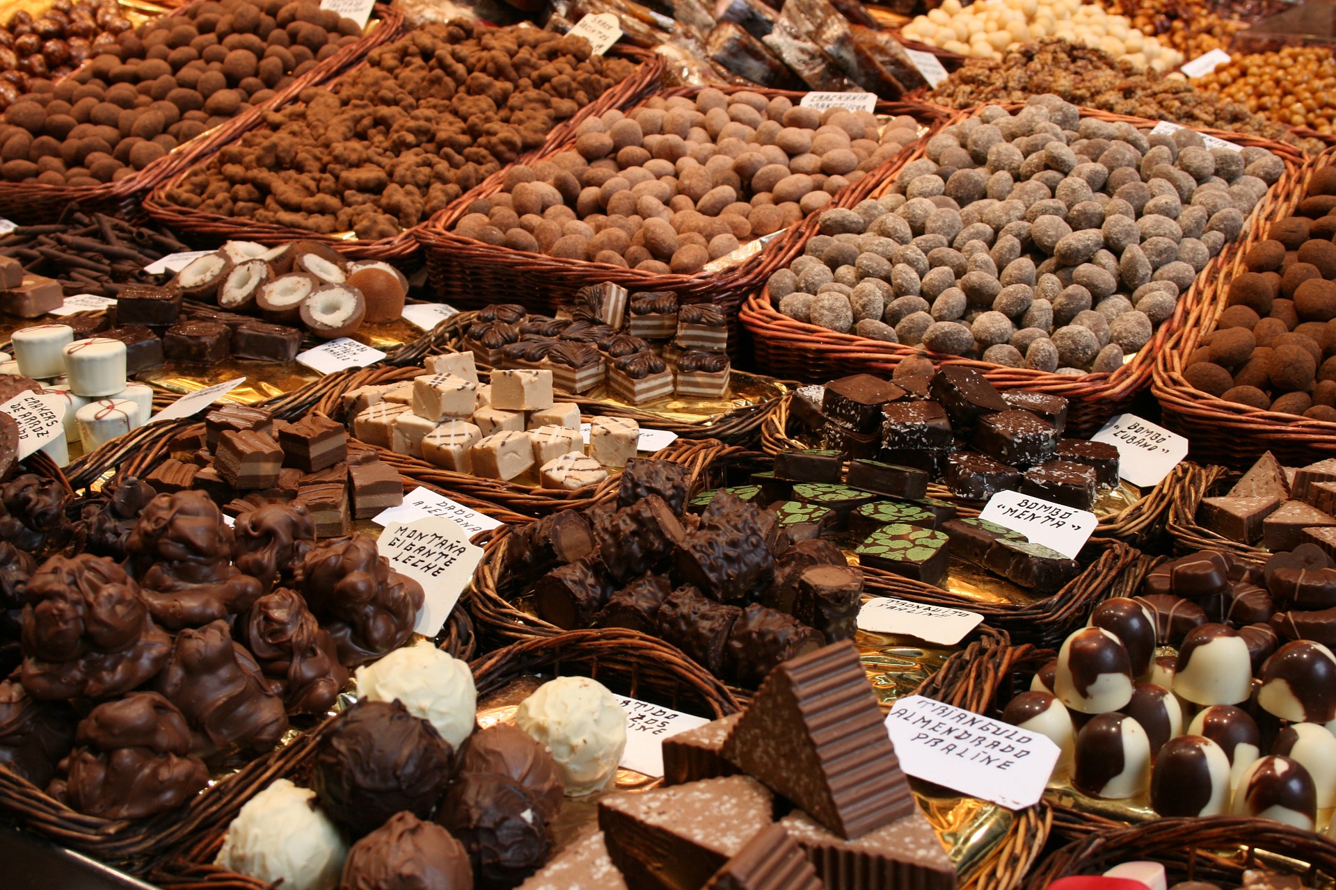 Picture of choclates.