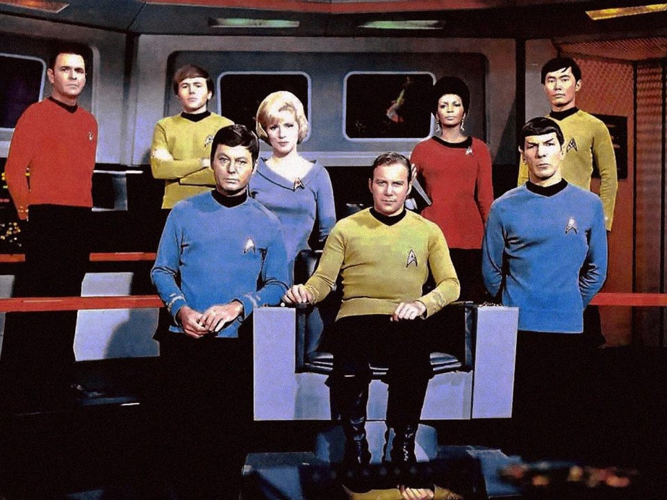 Picture of Star Trek The Original Series Cast.